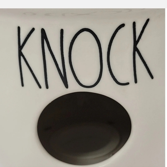 Rae Dunn Acorn Birdhouse Nest KNOCK Ivory With Mint Bow LL Magenta - Picture 2 of 6